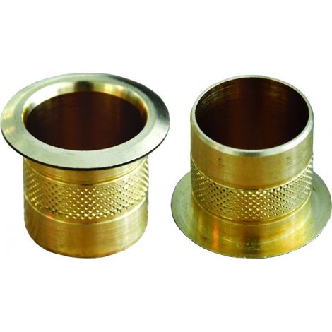 Pozzetti in ottone per aste - Ø 22 mm - Confezione 10 pz