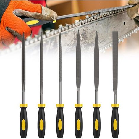 Juego de limas para madera, metal y plástico - Juego de 6 limas metálicas (1/5)