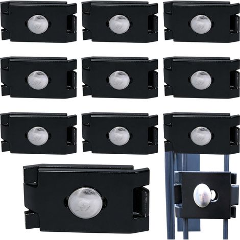 eurs pour grille murale Revêtement Antirouille Robuste  Clip De Connexion Pour Mur Grillagé Pour les Systèmes de Rangement Domestique Expositions et Présentoirs Vente (1/5)