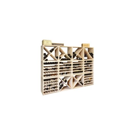Estantes para botellas, elemento en forma de cruz, 600 x 600 x 400 mm, 20 kg OUTIFRANCE