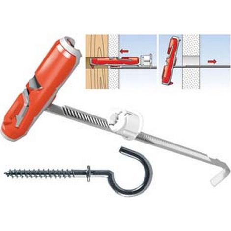 25PZ FISSAGGIO BASCULANTE IN NYLON "DUOTEC 10H"  - ø mm.10