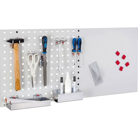 Kappes LogoChart® Lager Set 1 1x Lochplatte 1000x450mm 1x Zubehörsortiment 18-teilig Alufarben