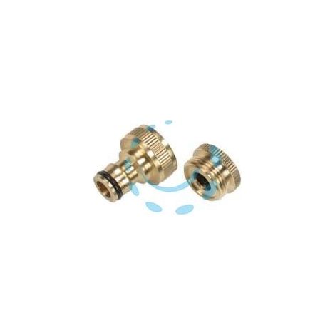 PRESA RUBINETTO CON INNESTO RAPIDO FILETTATO - F 1" con riduzione a 3/4"