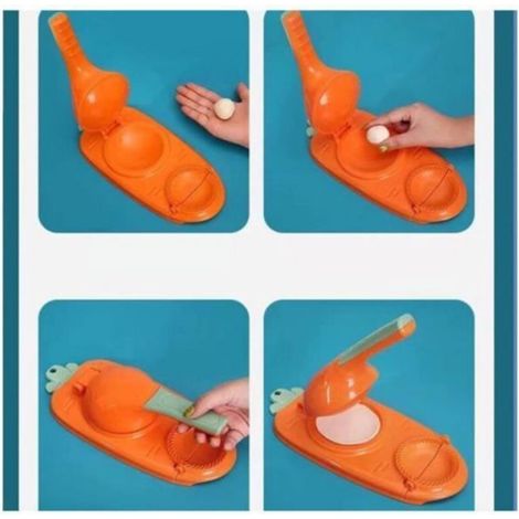 Machine à raviolis 2023 - Multifonction & ergonomique - Couleur orange (1/4)
