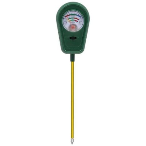 Kit d'analyse de sol 3 en 1 : humidimètre, pH-mètre, testeur de fertilité, pour jardin, pelouse, ferme, intérieur et extérieur (1/4)