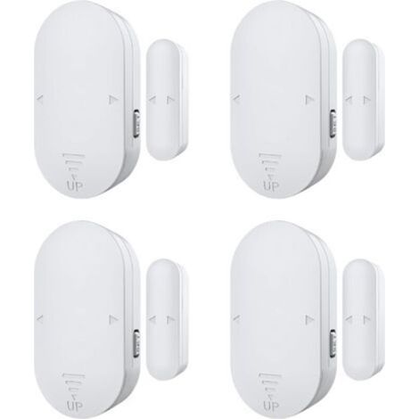 Pr Door and Window Alarm, Magnetic Window Door Burglar Alarm 130dB for Home, Store Security - Easy to Install (4 Units) (1/5)