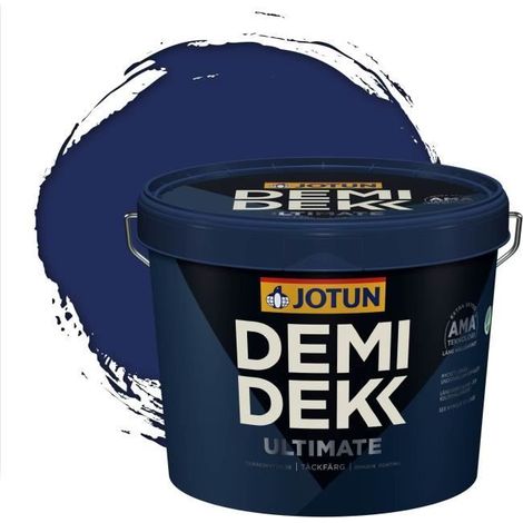 Peinture Bois - DEMI DEKK ULTIMATE - Satinée - RAL 5022 - 3L - Bleu Nocturne (1/2)