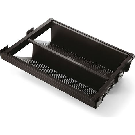 Emuca Moka ausziehbares Schuhregal, 564 - 594, Mokka, Stahl (1/5)