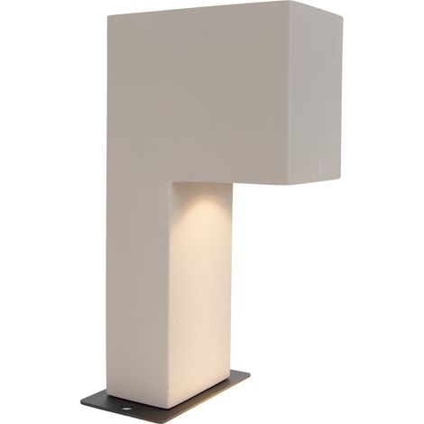 QAZQA Moderne Wegeleuchte Grau 35cm IP44 - Pompei