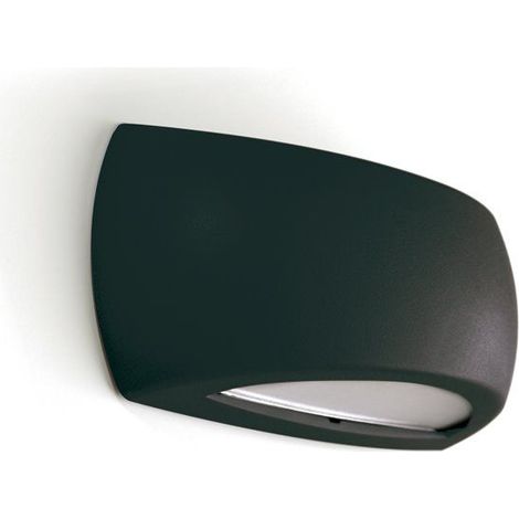 Supporto a parete CALM IP66 E27 LED Filament 6.50W 800lm CRI80 2700K Motion,Twilight up-down Nero (1/3)