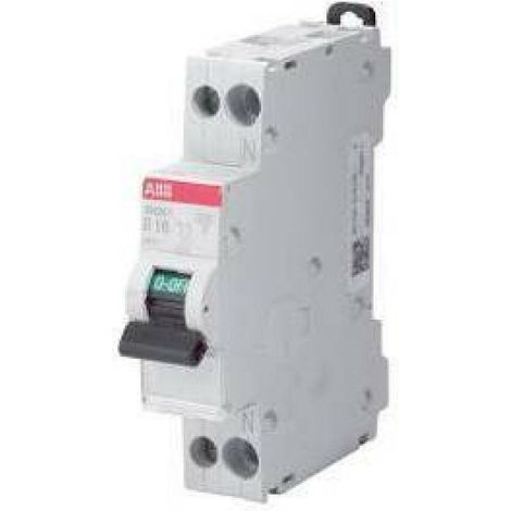 Abb sn201 c20 interruttore automatico modulare 1p+n 6ka sn201c20