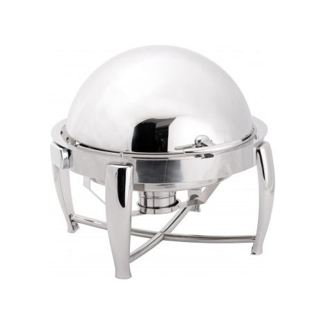 Chafing dish rond couvercle rabattable 180° - Atosa