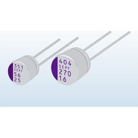 Panasonic 16SEPF180M Condensateur électrolytique CMS 180 µF 16 V 20 % (Ø) 6.30 mm 1 pc(s) Tape cut