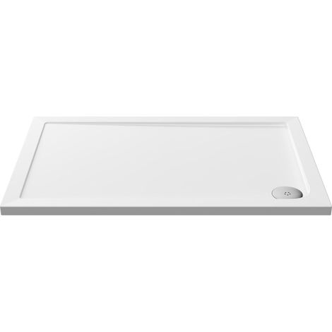 1200mm x 800mm Premium Rectangular Shower Tray - White (1/5)