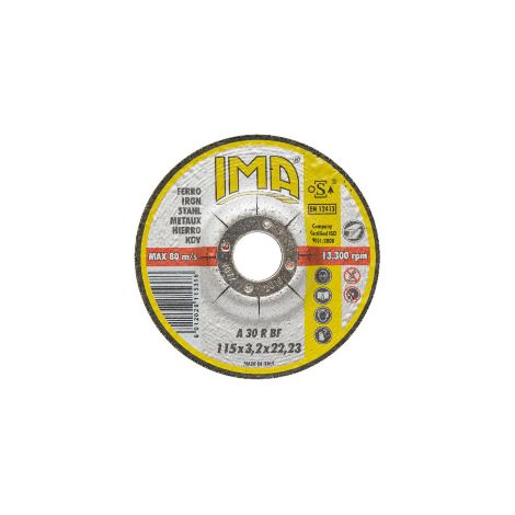 disque de meule abrasive ima pour fer A mA taux Meuleuse 115x3,2 mm
