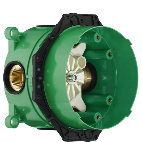 hansgrohe iBox universal - Corps d'encastrement compatible avec tous les ensembles de finition thermostatiques de douche et de bain Hansgrohe (encastrés) jusqu'en 2023, 01800180 (1/5)