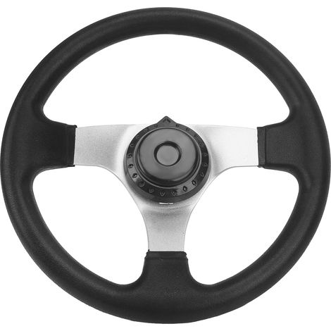 Volant 30cm avec cache complet pour Kart DIY, Go Kart, ATV, UTV, Quad, adaptable aux pièces de vélo et karting (1/5)