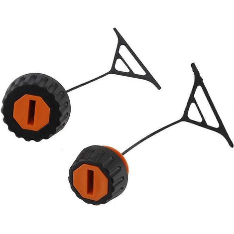 Lot de 2 bouchons de réservoir d'essence pour tronçonneuses Stihl 028, 038, 020, 021, 023, 024, 025, 026, 034, 036 et 048 pièces détachées pour tronçonneuses et tondeuses à gazon. (1/5)