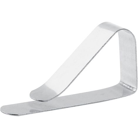 Pinces de table pratiques en acier inoxydable pour nappes, idéales pour la maison, les mariages et les banquets. (1/5)