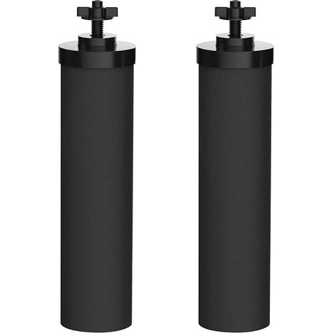 BB-9-2 Wasserfilter, kompatibel mit Ber-key Reinigungsfilterkartusche, schwarzes Filterelement, Premium-Wasserfilter, kompatibel mit den Serien Travel, Big, Royal, Imperial, Crown und Light(2 Stück) (1/4)