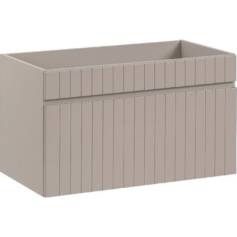 Meuble sous lavabo de salle de bain AREA CACHEMIRE L.80 - H.46 - P.45,6 (1/4)