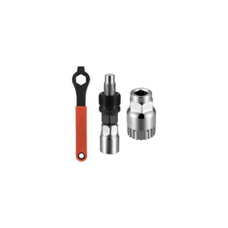Extracteur de manivelle de pédalier de vélo – Acier au carbone – Clé 16 mm pour boîtiers à 20 pignons – Outil de réparation VTT