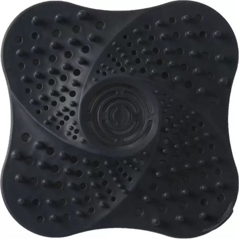 2 Pcs Shower Hair Filter (Black) with Suction Cup for Sink (1/3)