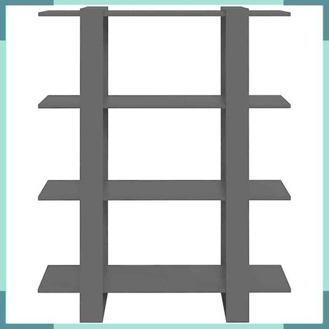 811539 Bibliothèque/Séparateur de pièce Noir 100x30x123,5 cm (1/5)