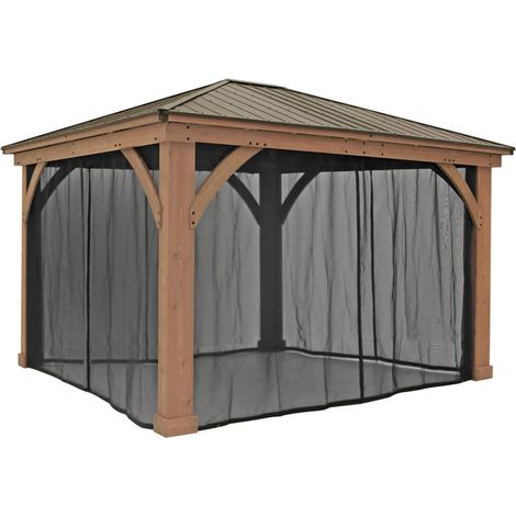 Westmann Mesh Moskitonetz pour Pavilion Devon 1214 Noir (1/4)