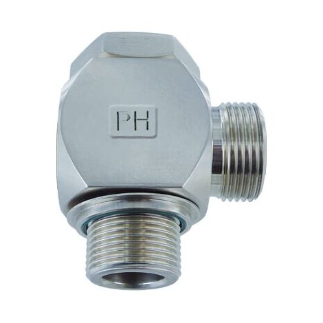 Codo banjo 6L x 1/8" BSP WD acero inox. PH HYDRAULIK RSWS6LR18WDSS