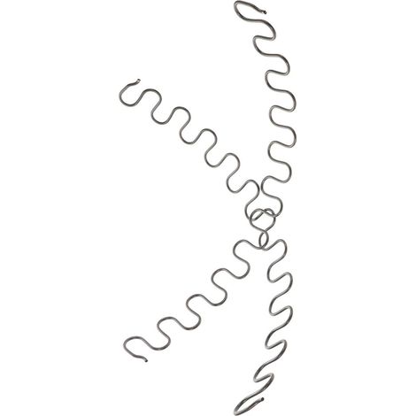 Lot de 2 Ressorts de Remplacement en Métal Noir pour Chaise et Meubles, Structure Serpentiforme, pour Réparation de Canapé et Fauteuils Inclinables (1/5)