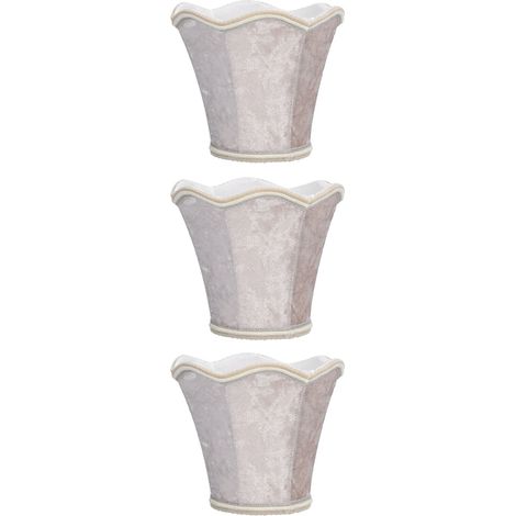 Un ensemble de 3 abat-jour modernes à pince E14 pour lustres et lampes de table, adaptés à la maison, à l'hôtel, au club et au KTV. (1/5)