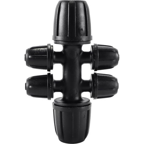 Lot de 6 connecteurs cannelés pour tuyau d'arrosage de 8/12 mm à 4/7 mm (1/5)