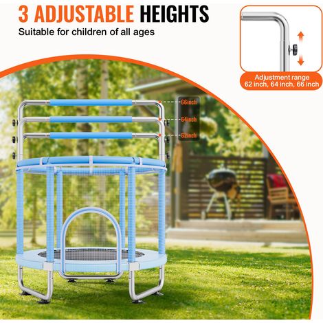 Mini trampoline pour enfant - 1470 mm fitness rebounder récréatif (1/5)