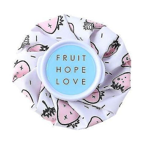Sac de compresse froide mignon à motif dessin animé pour la physiothérapie, poche de glace rafraîchissante réutilisable pour la maison, soulage la douleur, blanc (1/4)