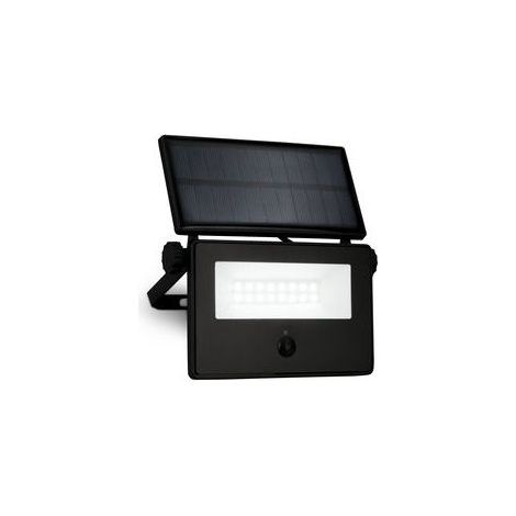 Briloner BT10029 Applique Solare da Esterno LED 6W 800 lumen Dimmerabile Sensore Presenza IP44 colore Nero