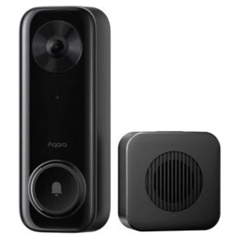 Sonnette vidéo connectée filaire Zigbee Matter avec reconnaissance faciale et hub intégré doorbell Camera G400 – Aqara