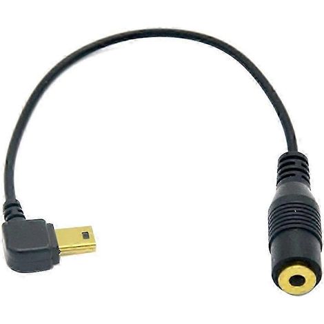 Câble adaptateur audio mini USB vers microphone 3,5 mm pour GoPro Hero 3/4 (1/5)