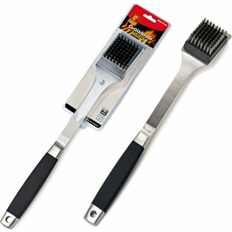 Spazzola Barbecue in Acciaio Inox per Griglia Griglie Hamburger Pulire BBq 43 cm (1/4)