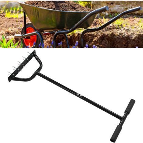 Piques de Soutien pour Sol Jardin 4.5CM Aérateur de Pelouse Outil de Jardinage en Métal Durable pour Jardins et Vergers (1/2)