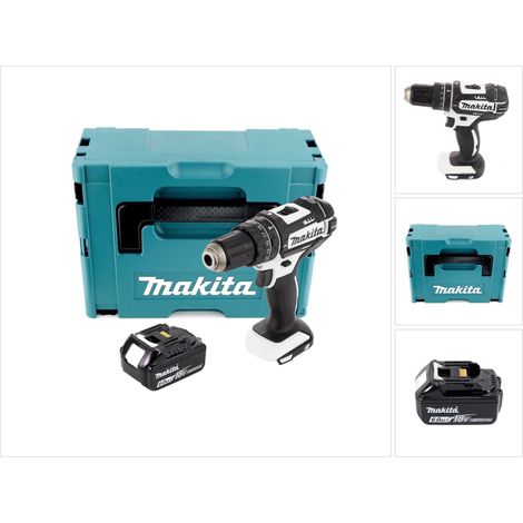 Makita DHP 482 G1J W Perceuse-visseuse à percussion sans fil 18 V 62 Nm + 1x Batterie 6,0 Ah + Makpac - sans chargeur (1/5)