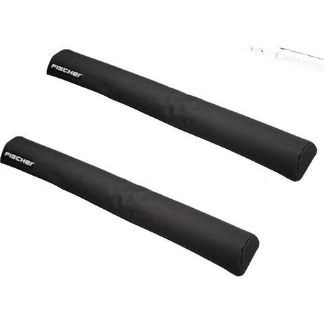 Fischer Fahrrad – Barre de toit complète pour transport de kayaks et skis – Housse en tissu polyester résistant aux UV – Montage rapide avec bande velcro
