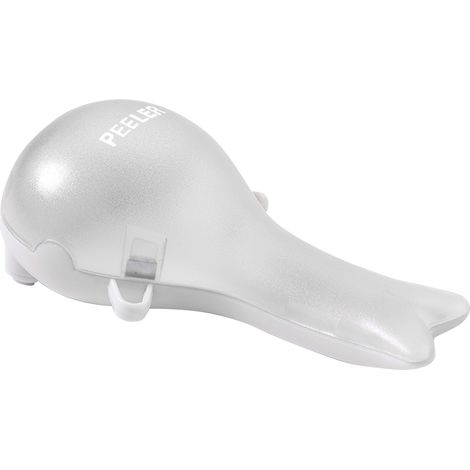Couteau économe fruits mignon inox multifonction éplucheur légumes pommes de terre cuisine blanc (1/3)