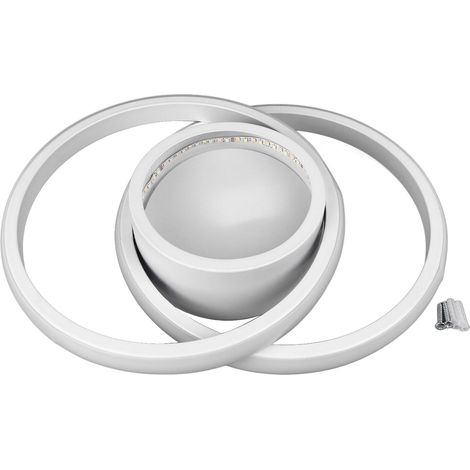 Ortviai Applique LED moderne 3 couleurs (blanc/chaud/neutre) pour couloirs, chambres et cuisines – 24 W, 85-265 V (1/5)