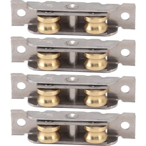 (Roue concave) 4 roulettes robustes pour portail coulissant de (1/5)