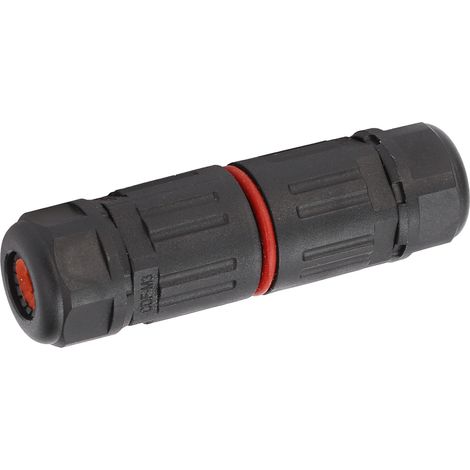 Connecteur étanche IP68 en PA66 ignifuge pour éclairage - Adaptateur CDFM3 pour câbles