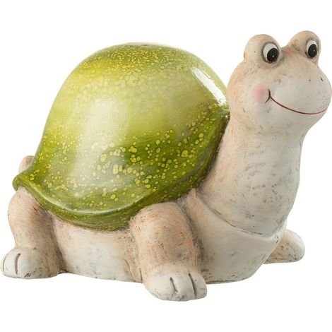 Statuette Tortue Extérieur "Pasquale" 37cm Vert