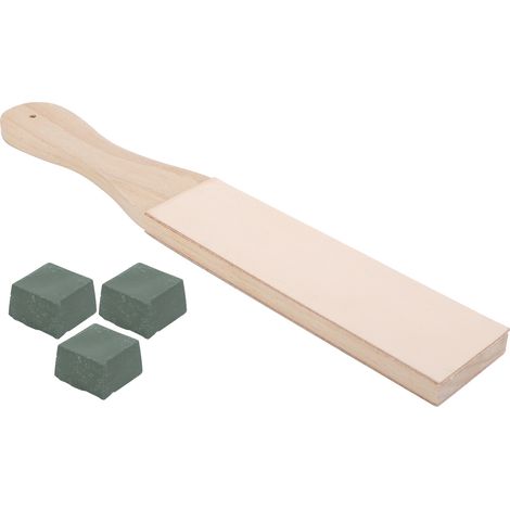 Strop de Cuir pour Affûteurs avec Pâte de Polissage - Affûtage DIY (1/5)
