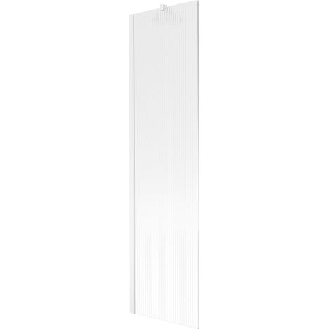 Mexen Next paratia doccia 1-anta 50 x 150 cm, strisce, bianco - 895-050-000-00-09-20 (1/5)