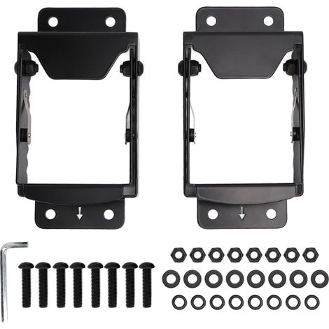 Eosnow ATV-Fußstützen, rutschfest, universell, faltbar, für 4 Räder, hinten, Beifahrerfußrasten, Pedalersatz für Polaris Sportsman Scrambler (1/5)